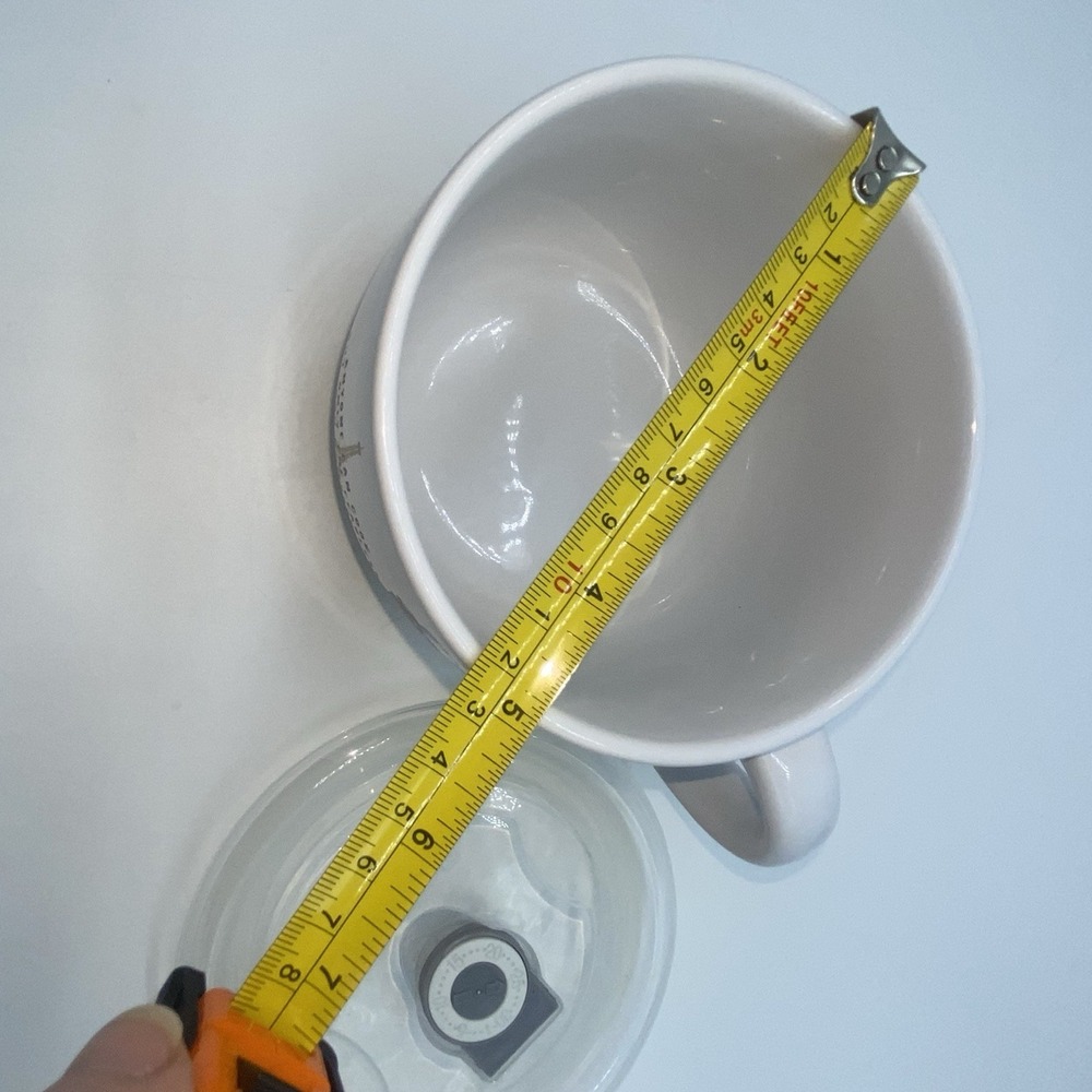 Ratatouille Disney Pixar Movie "Anyone Can Cook" Ceramic Soup Mug With Lid‎ EUC - Picture 9 of 10